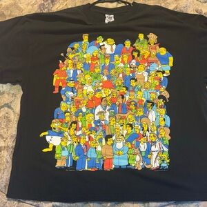 The Simpsons Black Graphic T-Shirt